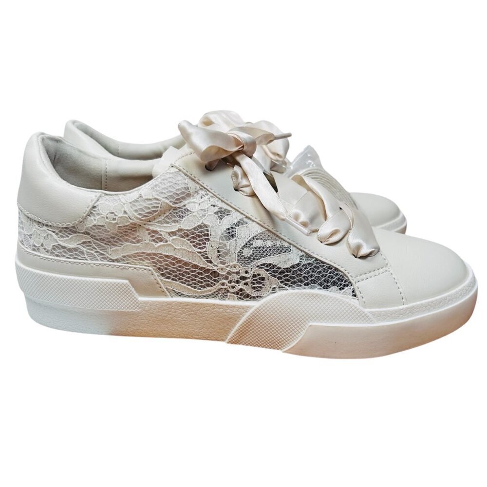 Dolce Vita Harrysun Lace Sneaker Size 8.5 White Wedding Shower